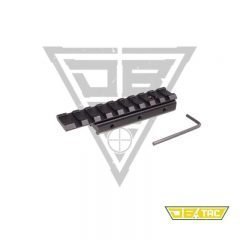 DB TAC 11mm Dovetail Extension to 20mm Weaver Picatinny Adapter Riser Rail Mount Base