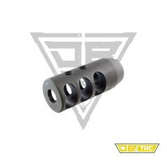 DB TAC 14x1 Left Hand Thread Short Competition Muzzle Brake For 7.62x39MM