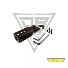 DB TAC Steel Reduce Recoil Muzzle Brake For Mosin Nagant M44 Tanker Style Muzzle Brake Bolt On