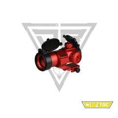 DB TAC Red Color 35mm Red Green Dot Sight 1x30mm Optic w/ Cantilever Mount Picatinny Weaver