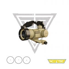 DB TAC Tan Color 35mm Red Green Dot Sight 1x30mm Optic w/ Cantilever Mount Picatinny Weaver
