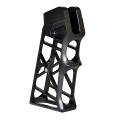 DB TAC Skeletonized Aluminum Pistol Grip Black Color For .22LR/.223/5.56 and .308