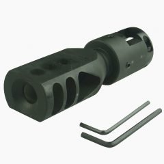 DB TAC K98 Clamp Bolt On Tanker Style Muzzle Brake Triangular Baffles For K98 Mauser