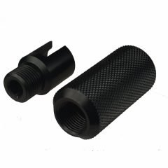 DB TAC 3/4''×16(0.75''x16) TPI Thread Sound Forwarder Combo With Muzzle Brake For Ruger 1022 Adapter Black Color