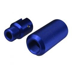 DB TAC 3/4''×16(0.75''x16) TPI Thread Sound Forwarder Combo With Muzzle Brake For Ruger 1022 Adapter Blue Color