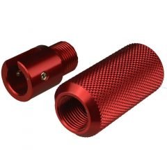 DB TAC 3/4''×16(0.75''x16) TPI Thread Sound Forwarder Combo With Muzzle Brake For Ruger 1022 Adapter Red Color