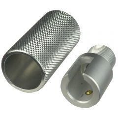 DB TAC 3/4''×16(0.75''x16) TPI Thread Sound Forwarder Combo With Muzzle Brake For Ruger 1022 Adapter Silver Color