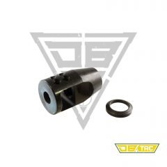 DB TAC Steel 5/8''x24 TPI Thread Low Concussion Competition Muzzle Brake Compensator For 6.5Creedmoor