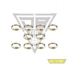 DB TAC 10 Pcs 1/2'' TPI Thread Stainless Steel Crush Washer For Muzzle Brake