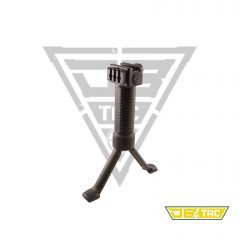 DB TAC Vertical Foregrip Bipod – Polymer Grip Pod w/ Steel Reinforced Legs Picatinny Rail Mount