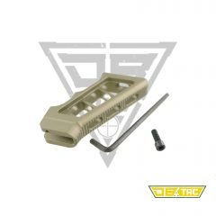 DB TAC Skeletonized Aluminum Pistol Grip Tan Color For .22LR/.223/5.56 And .308