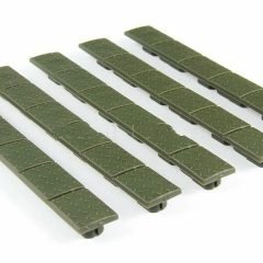DB TAC OD Green Heat Resistant Protective Rail 4.76 Inch Covers For KeyMod And M-LOK