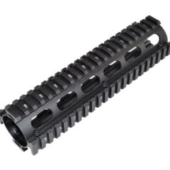 DB TAC 8.75 Inch Length Two Piece Drop In Quad Rail Handguard Fit Round End Cap
