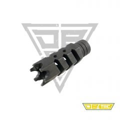 DB TAC 5/8x24 TPI Thread For .308/.338/300 Blackout/350Legend Steel Shark Style Muzzle Brake