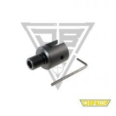DB TAC Ruger 10/22 Adapter 1/2x28 TPI Thread Muzzle Brake Adapter w/ Lock Nut Aluminum Black Color