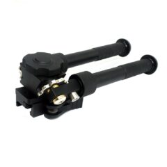 DB TAC 6.5 inch-9 inch Aluminum QD Tactical Bipod With Universal Barrel Mount Combo