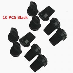 DB TAC 10 Pack Black Rubber Accu Wedge Rubber Receiver Buffer