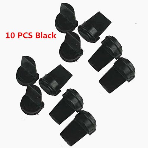 DB TAC 10 Pack Black Rubber Accu Wedge Rubber Receiver Buffer