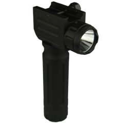 DB TAC 450 Lumen Foregrip Vertical Grip Flashlight Mount, High Power 450 Lumen, Weaver/Picatinny Mount Grip