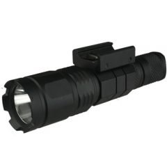 DB TAC 800 Lumen Tactical Super Bright Flashlight With Weaver/Picatinny Mount