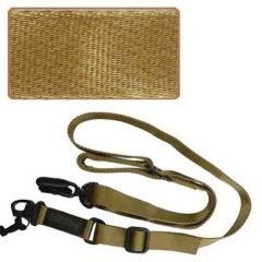 DB TAC Tactical Rifle Sling Convertible 1 or 2 Point Quick Adjust Durable Strap Tan