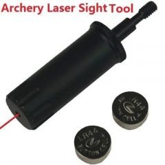 DB TAC Archery Laser Sighting Tool for Bow & Crossbow – Fits 8-32 UNC threaded Arrows – Black Color