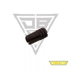 DB TAC 1/2''x28 TPI Thread 3 Prong Muzzle Brake For .22LR/.223/5.56 Compensator With Crush Washer