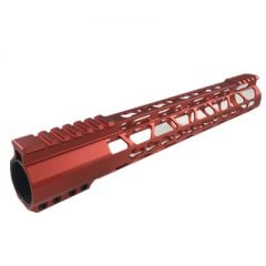 DB TAC .223/5.56 Flag Red Color 12.5 Inch Free Float KeyMod Handguard Light Weight Picatinny Rail