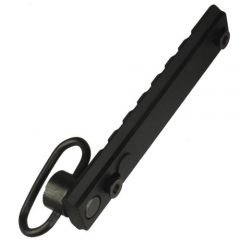 DB TAC KeyMod Rail Section 3.4 Inch 5 Slots Weaver/Picatinny With Push Button Sling Swivel