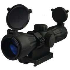 DB TAC 6X32 Rubber Armored Scope for Flat Top With Carry Handle Adapter