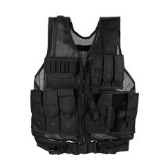 DB TAC Law Enforcement Tactical Vest Black Color Military Army Combat Hunting Coat Field Training Vest