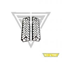 DB TAC Skeleton Black Anodized Aluminum Grips Cover Fit 1911 Government and Clones