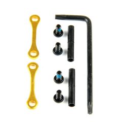 DB TAC Anodized Gold Color Anti Rotation Walk Pins Kit Set .154 inch .22LR/.223/5.56/.308 Style AR 15/10