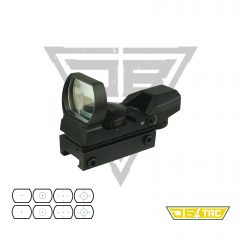 DB TAC Tactical holographic Reflex Red Green Dot Sight 4 Reticles 20mm Picatinny/Weaver Rail