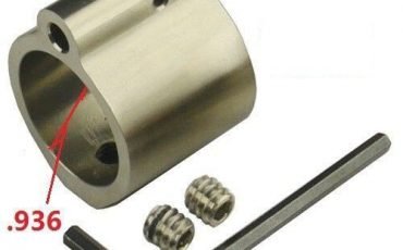 DB TAC Stainless Steel .936 Micro Gas Block with Roll Pin for Rifles - Image 2