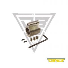 DB TAC Stainless Steel .750 Micro Gas Block with Roll Pin for Rifles