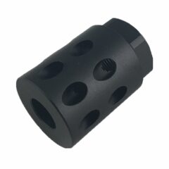 DB TAC Aluminum 1/2x28 TPI Thread Muzzle Brake Compensator For CMMG 5.7x28 , Black Color
