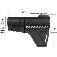 DB TAC Polymer Blade Stabilizer Extension Screw Bolt on Black Color