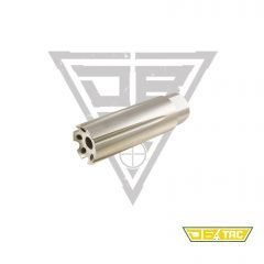 DB TAC Aluminum Compensator Muzzle Brake For Ruger 1022 10/22 Silver Color 1/2”x28 TPI Thread