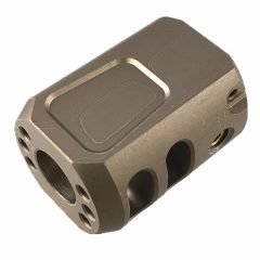 DB TAC Muzzle Brake Compensator For Ruger 1022 10/22 1/2''×28 TPI Thread Anodized Tan Color