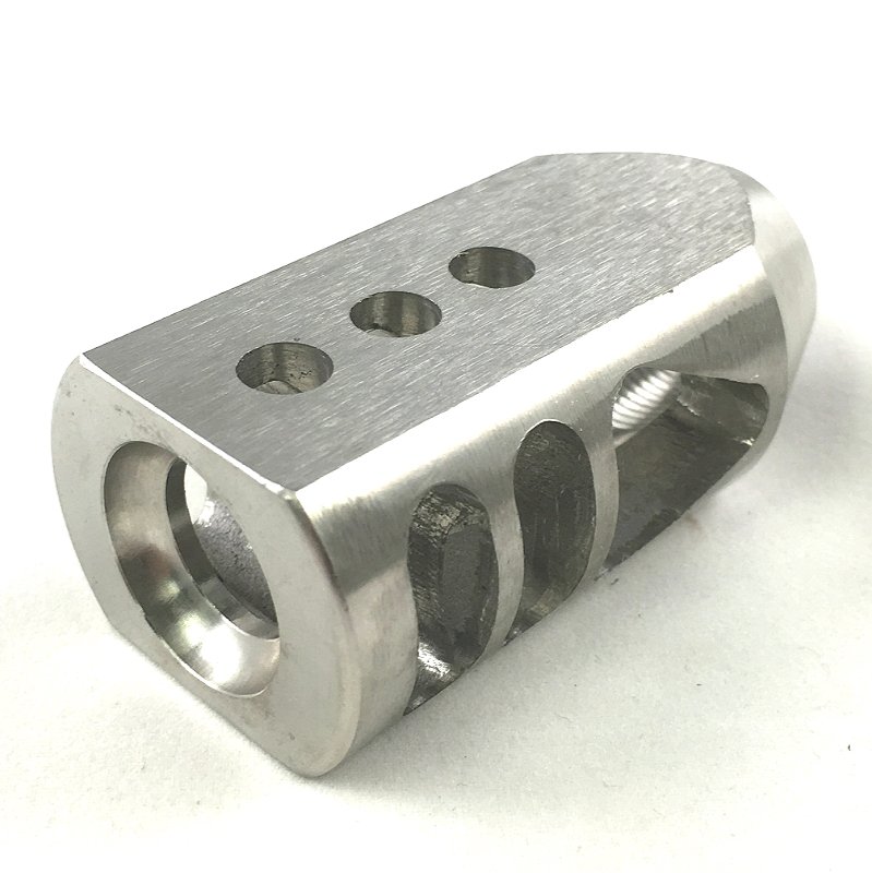 DB TAC Stainless Steel Tanker Style Muzzle Brake for .50 Beowulf – 49/64x20 TPI Thread Recoil Compensator - Image 10
