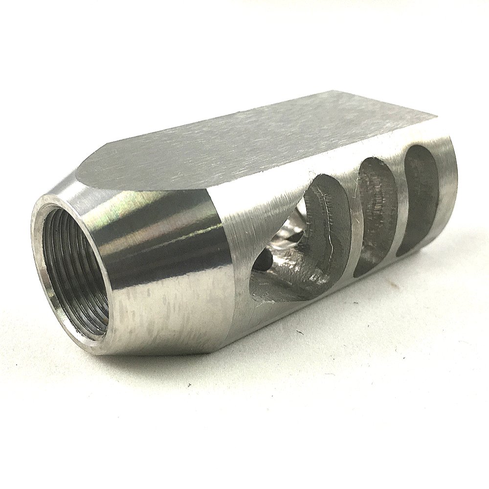 DB TAC Stainless Steel Tanker Style Muzzle Brake for .50 Beowulf – 49/64x20 TPI Thread Recoil Compensator - Image 11