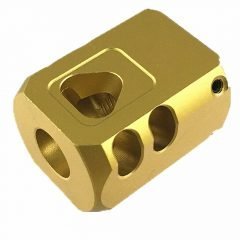 DB TAC 1/2''×28 TPI Thread Muzzle Brake Anodized Gold Color For 9mm