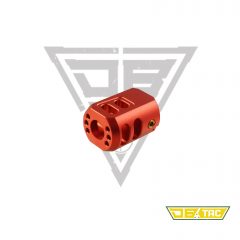 DB TAC 1/2''x28 TPI Thread Muzzle Brake Compensator Anodized Red Color For 9mm
