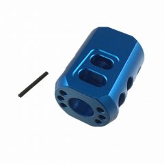 DB TAC 1/2''×28 TPI Thread Muzzle Brake Compensator Anodized Blue Color For CMMG 5.7x28