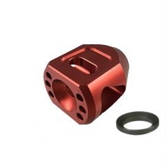 DB TAC Ruger 1022 10/22 1/2''x28 TPI Thread Muzzle Brake Anodized Red Color Low Concussion