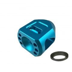 DB TAC Muzzle Brake For Ruger 1022 10/22 1/2''×28 TPI Thread Anodized Blue Color Low Concussion