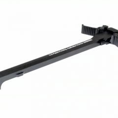 DB TAC Ambidextrous Charging Handle – Black Anodized Aircraft Aluminum for .223 / 5.56 / 9mm – Left/Right Hand Compatible