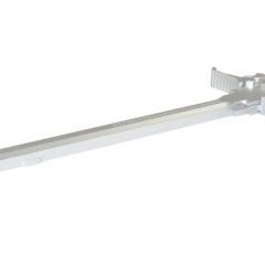 DB TAC Ambidextrous Charging Handle – Silver Anodized Aircraft Aluminum for .223 / 5.56 / 9mm – Left/Right Hand Compatible