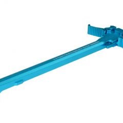DB TAC Ambidextrous Charging Handle – Light Blue Anodized Aircraft Aluminum for .223 / 5.56 / 9mm – Left/Right Hand Compatible